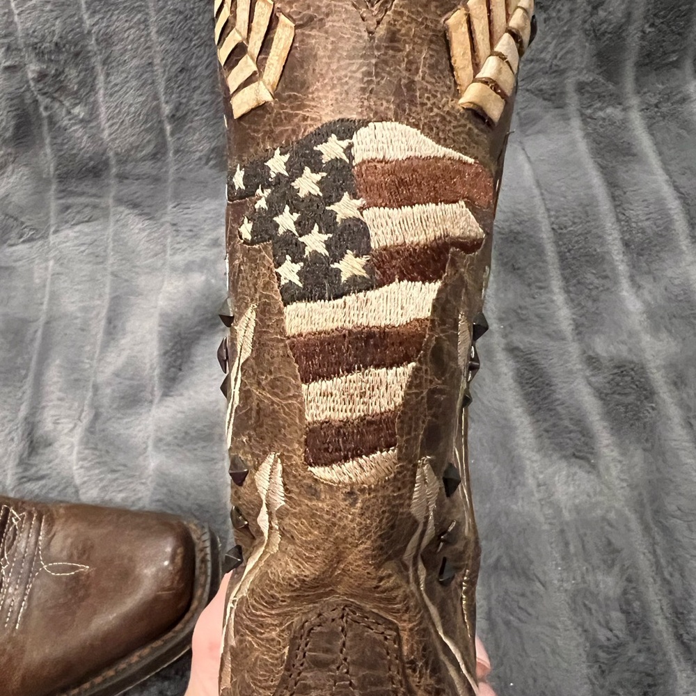 Ariat Circuit Americana Western Boot ATS Sole - Picture 11 of 13